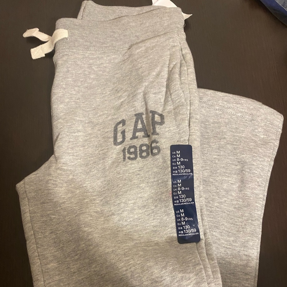 Gap pull up fleece joggers
